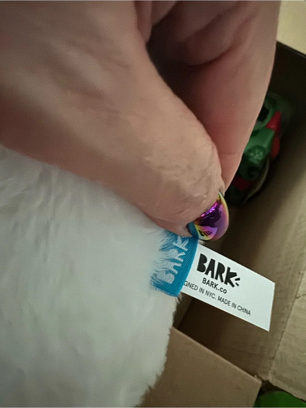 Bark Box Super Chewer XXL Hannibal Hamster 4 toys in 1 crinkle & squeak NEW